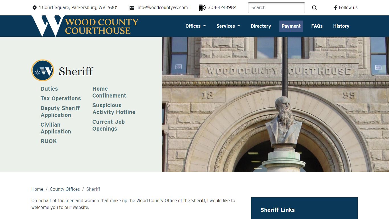 Sheriff - Wood County WV